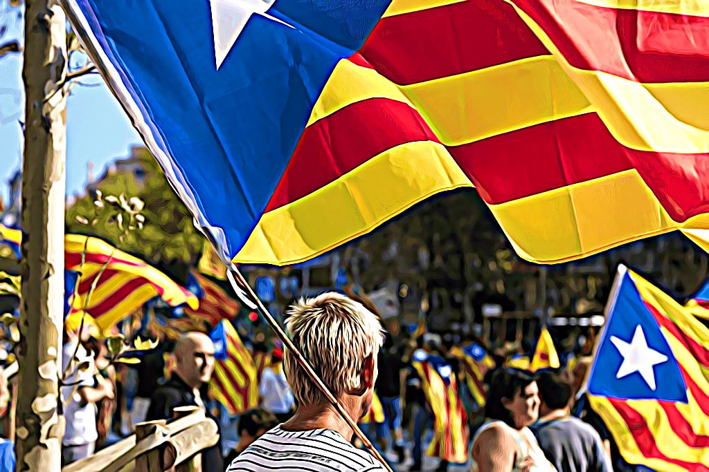 le drapeau de la catalogne