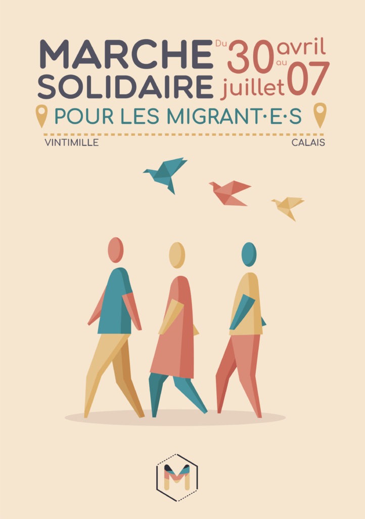 la marche pour les migrants