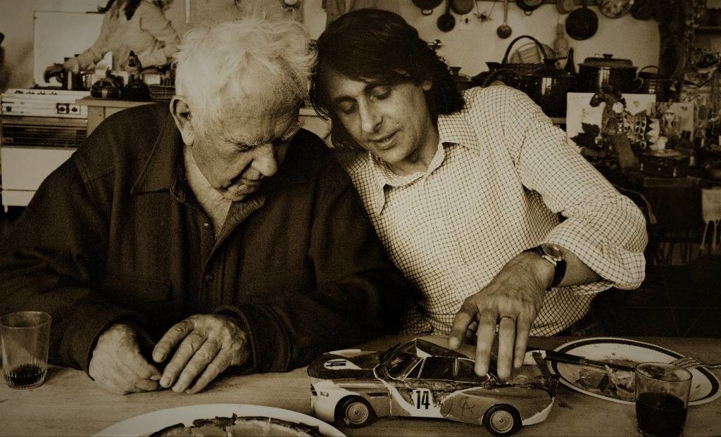 Alexander Calder et Hervé Poulain Jouet BMW à l'origine du projet 1975 à Sachet - ...