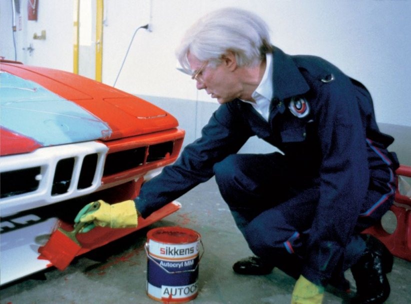 Andy Warhol, peignant la BMW M1