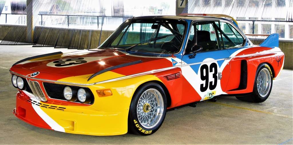 La 3.0 CSL façon Calder de 1975 (photo : BMW)