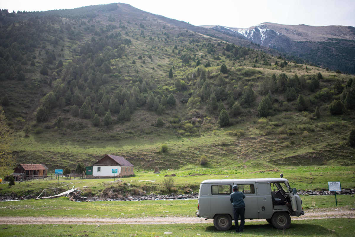 Le "bureau" d'Emil pour protéger la biodiversité asiatique