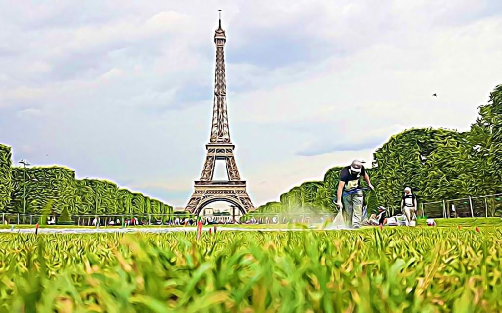 saype à paris pour laisser une trace de street-artiste