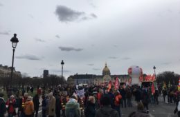 manif contre réforme des retraites