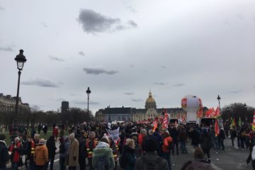 manif contre réforme des retraites