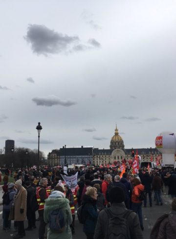 manif contre réforme des retraites